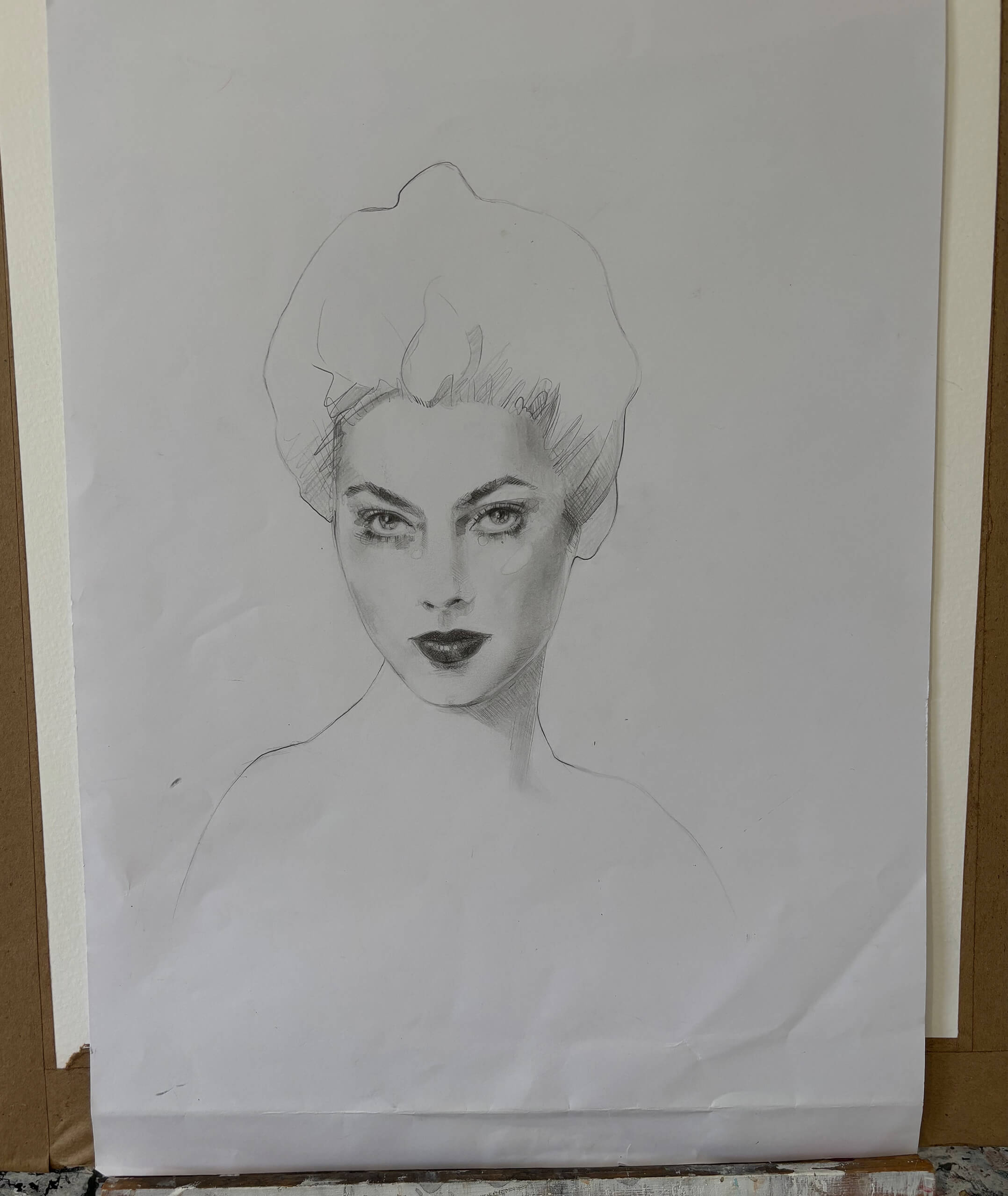 AVA - original pencil sketch